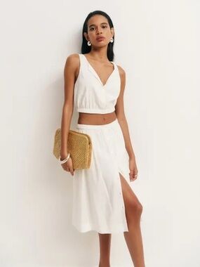 White reformation two piece set